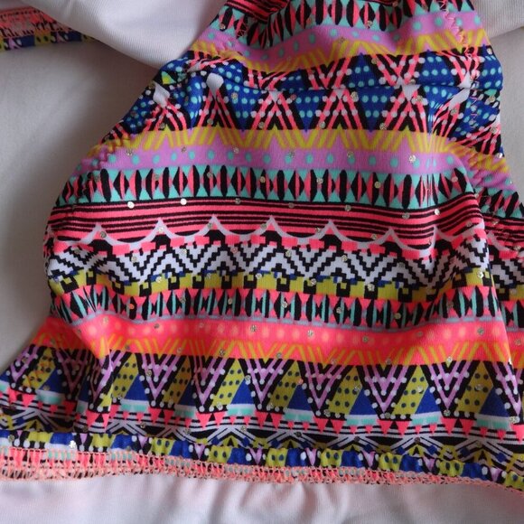 Victoria's Secret Bikini colorful print, top size 36C with push up bottom size L - Picture 6 of 14